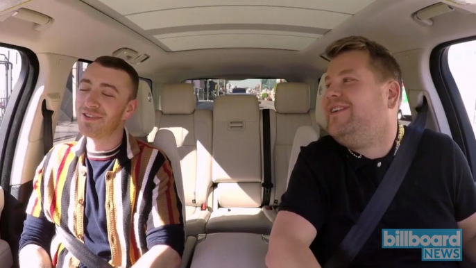 Fifth Harmony Surprises Sam Smith in 'Carpool Karaoke' | Billboard News