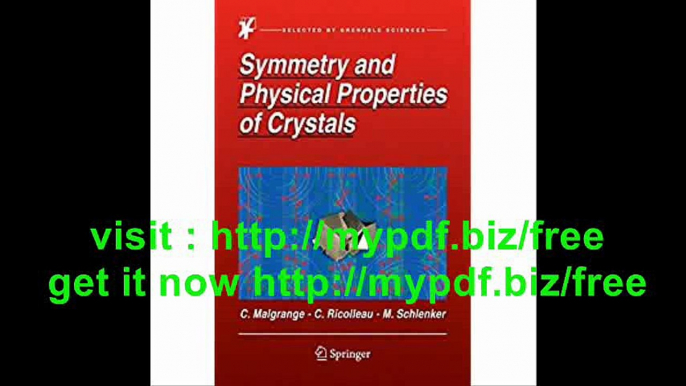 Symmetry and Physical Properties of Crystals