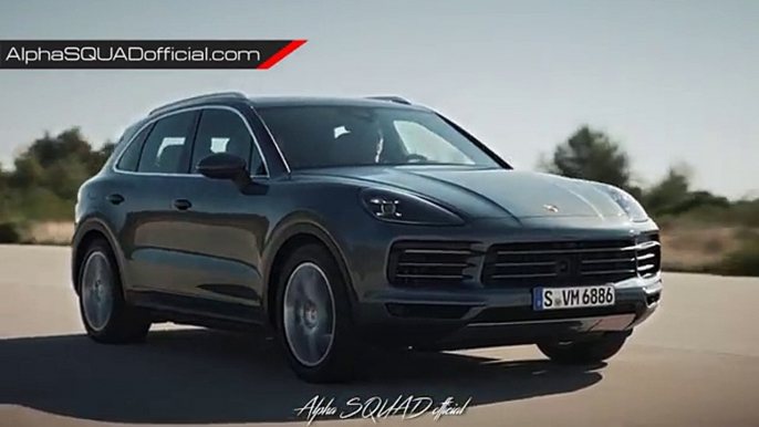 The New Porsche Cayenne 2018 and Porsche Cayenne S 2018 [Driving Shots and Tape Art] LUXUR