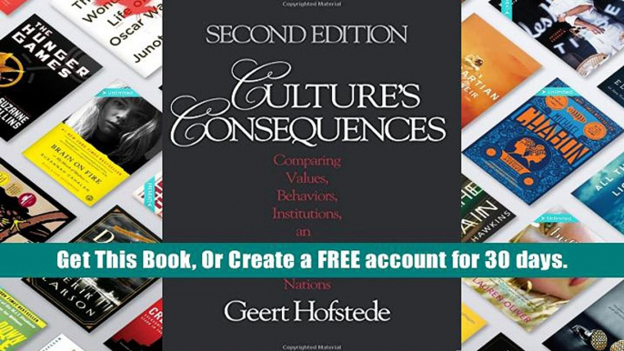 Read Online  Culture s Consequences: Comparing Values, Behaviors, Institutions and Organizations