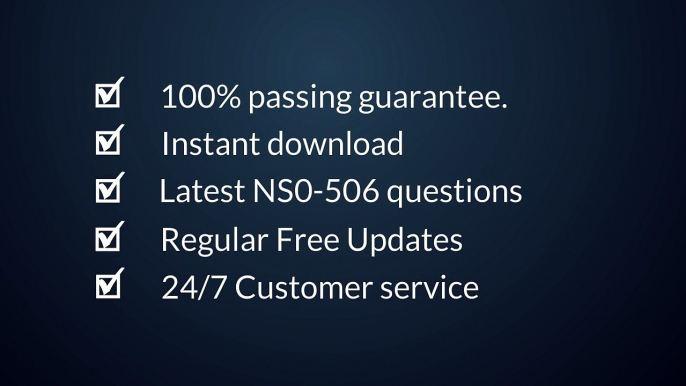 New NS0-506 PDF Questions Answers | Valid NS0-506 Dumps