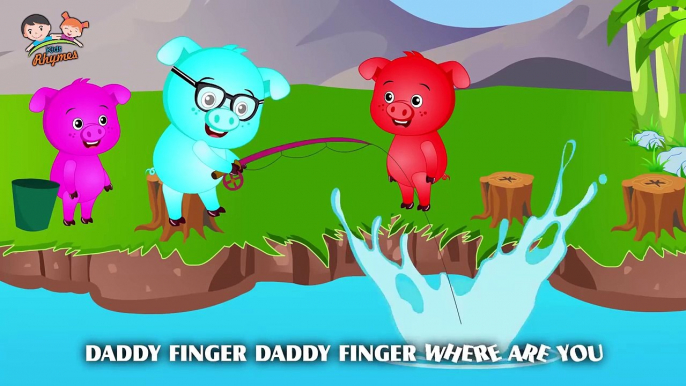 Mega Gummy Bear eating gum ball and Crying after Cat attack Finger Family Nursery Rhymes