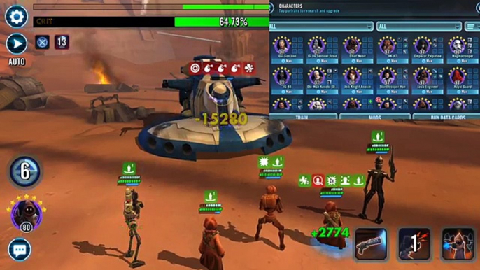 Star Wars Galaxy of Heroes: Phase 2 Droid Dream Team (2.6 Million+ Damage) Tank Takedown Raid