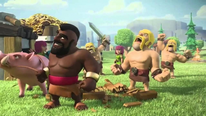 Clash of Clans - BARBARIANS EVERYWHERE! full 300+ Total Barbarians Attacks! Insane Barbarian Raids!