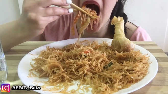 ASMR VERMICELLI RICE NOODLES & WONTON | Eating Show | MUKBANG 먹방 | Eating Sounds | ASMR Eats