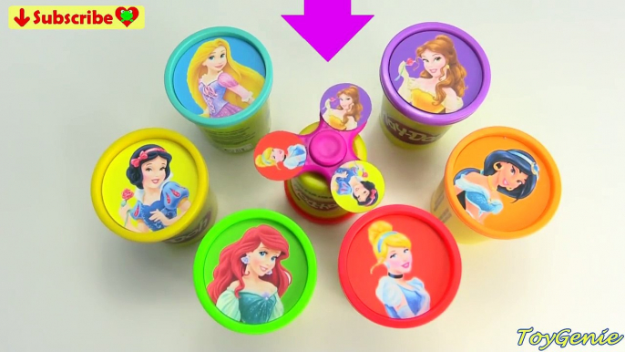 Best LEARN Colors Disney Princess Fidget Spinner Game Surprises