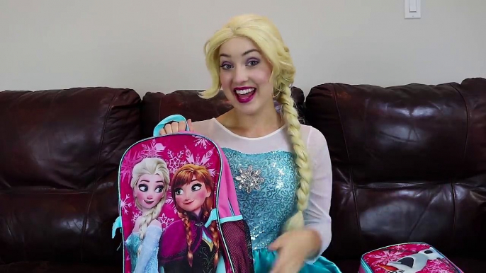 BACK TO SCHOOL Supplies Haul w_ Frozen Elsa Spiderman Pancake Art Challenge Fun in real life IRL | Superheroes | Spiderman | Superman | Frozen Elsa | Joker