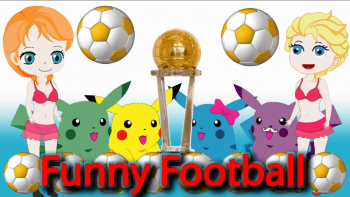 Funny cartoon play football | Kids Club Soccer Cup, Pokemon VS Monsters,  Pikachu Pokemon Cartoon For Kids