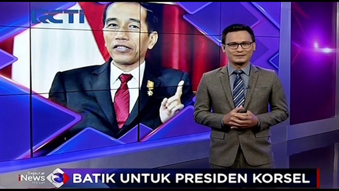 Presiden Jokowi Belikan Batik untuk Presiden Korsel