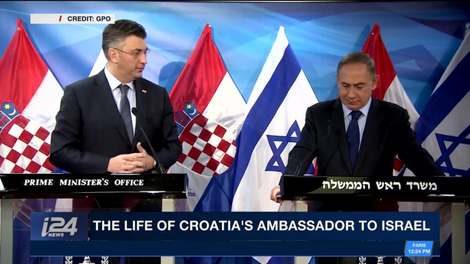 i24NEWS DESK | The life of Croatia's Ambassador to Israel | Friday, November 10th 2017