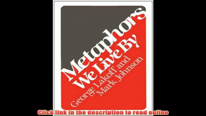 Read Metaphors We Live By PDF Full Book