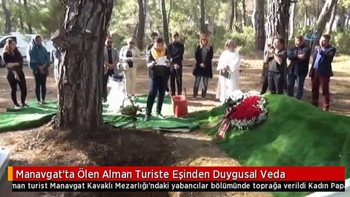 Manavgat'ta Ölen Alman Turiste Eşinden Duygusal Veda