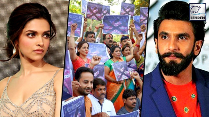 Massive PROTESTS Against Ranveer Singh & Deepika Padukone For Padmavati!