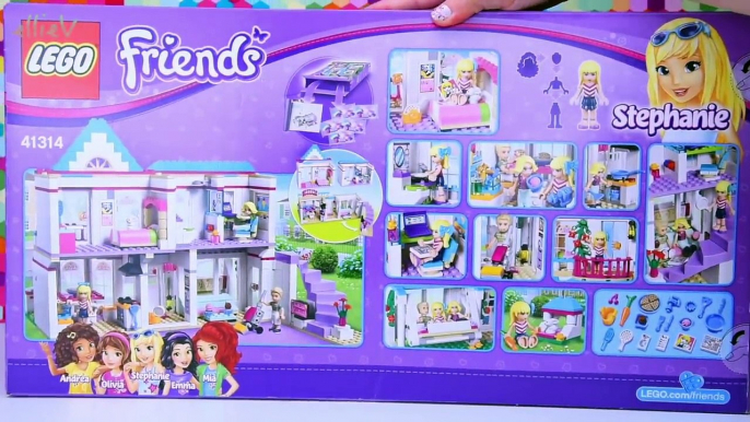 Lego Friends Stephanies House Build Setup Review - Kids Toys