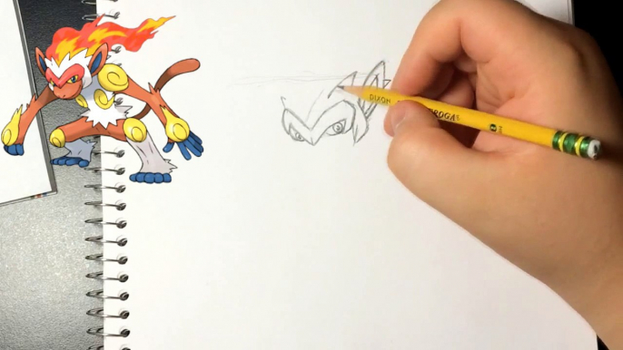 How To Draw Infernape Step By Step ( Pokemon)