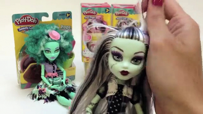 Monster High Doll Frankie Stein PLAY DOH BEST STOP MOTION VIDEOS Mattel Dolls