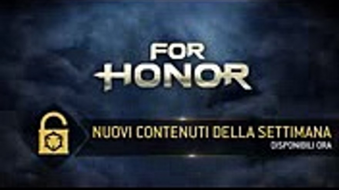 FOR HONOR - Nuovo contenuto della settimana (2 Novembre)