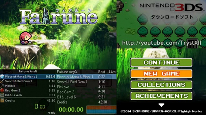 [Fairune (フェアルーン)] Any% No Save + Quit in 42:26.59 (42:46 in-game)