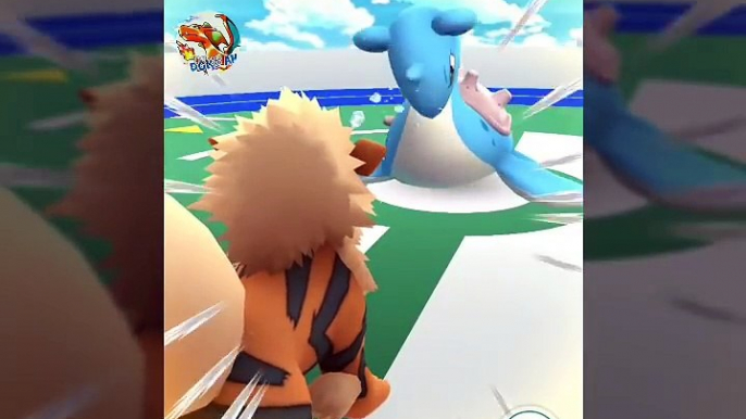 Pokémon GO Gym Battles Level 7 Gym Poliwrath Lapras Snorlax Raticate & more