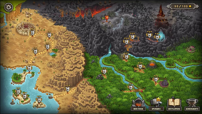 Kingdom Rush Frontiers - Bonesburg 3 Stars - Veteran