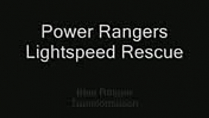 Power Rangers Lightspeed Rescue - Blue Ranger Morph