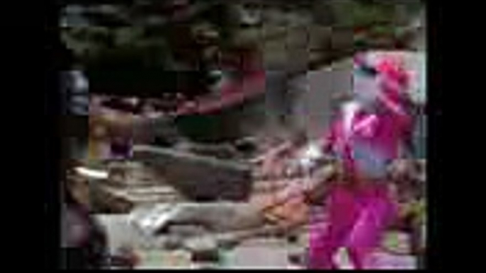 Pink Ranger defeated