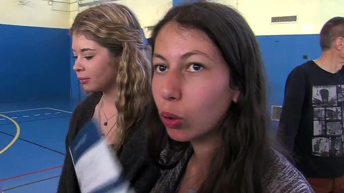 Célia, en classe de seconde au lycée Lurcat.