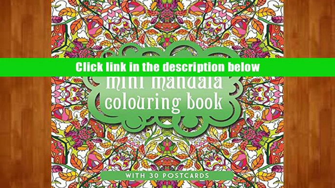 Best Ebook  The One and Only Mini Mandala Colouring Book (One and Only Colouring / One and Only