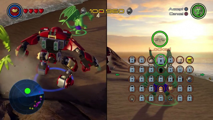 Hulk and Hulkbuster Lego Marvels Avengers Free Roam Gameplay