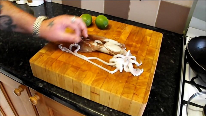 How To Clean, Prepare, And Cook Squid.(the only squid video you need).