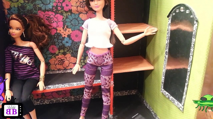 Custom DOLL Walk-In CLOSET ROOM TOUR (DIY Homemade)- PLUS easy Barbie Doll Crafts