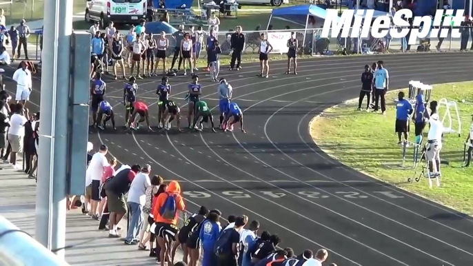 Anthony Schwartz Runs 10.37 100m Into Headwind!