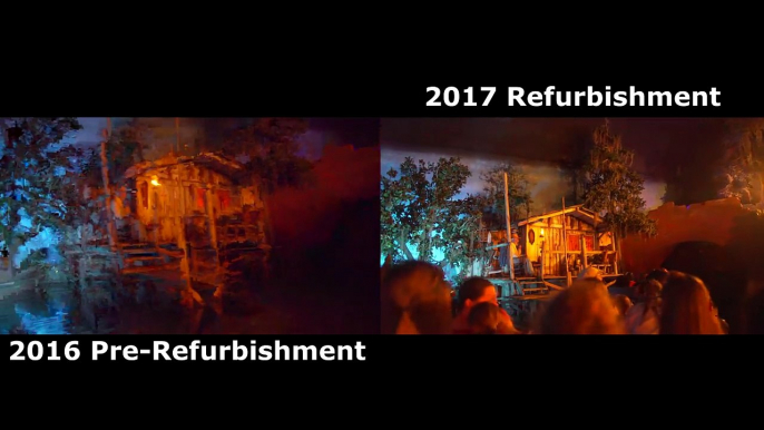 [Old vs New] Pirates of the Caribbean Ride 2016 vs 2017 (Refurbishment vs Pre-Refurbishment)