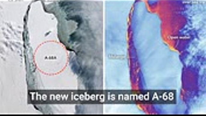New NASA Images Of Larsen C Iceberg A-68 In Antarctica