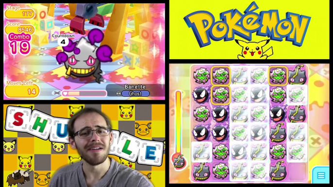 Pokemon Shuffle - Mission Cards 11, 12, and 13 - Episode 157