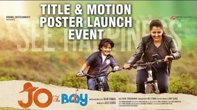 Title & Motion Poster Launch | Jo And The Boy