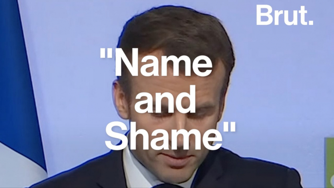 le "name and shame", la nouvelle arme politique d'Emmanuel Macron ?