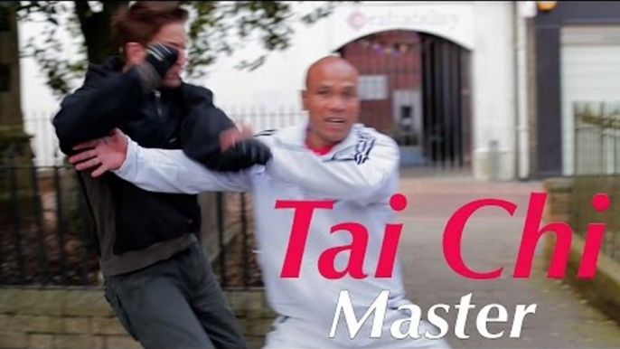 Tai Chi Chuan Master using taiji combat - Lesson 3 body hit