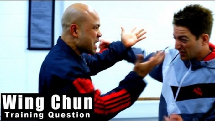 Wing Chun training - wing chun provoking a response Q76