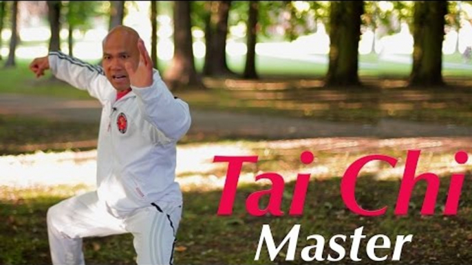 Tai Chi Chuan Master using taiji combat - Lesson 5 throw opponent