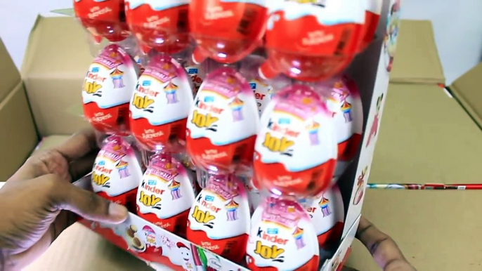 144 Surprise eggs Minnie mouse Kinder joy surprise eggs Unboxing by BooBooTV