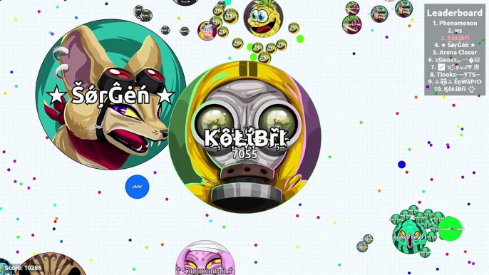 Agar.io - TRAPPING OF POPSPLITS ( Trolling People in Agario )