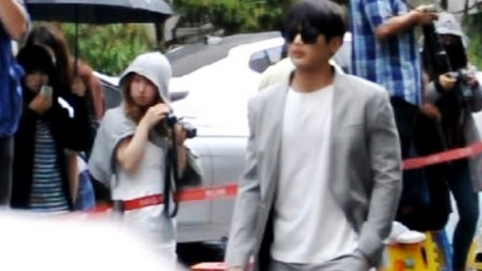 150605 SHINee Minho arriving at Music Bank @kpopMap