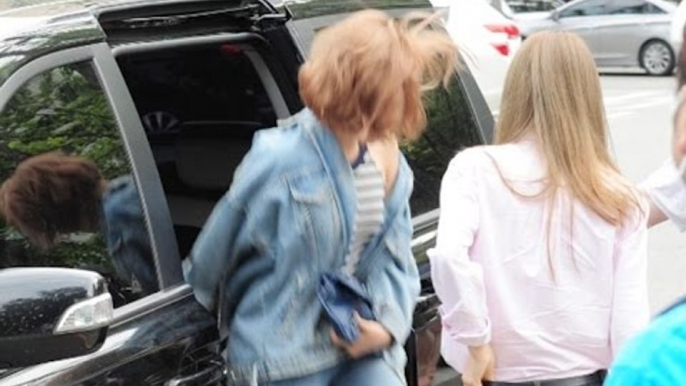 150619  MAMAMOO arriving at Music Bank @kpopMap