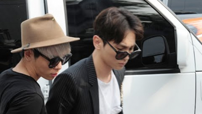 150619 SHINee Key, Jonghyun arriving at Music Bank @kpopMap