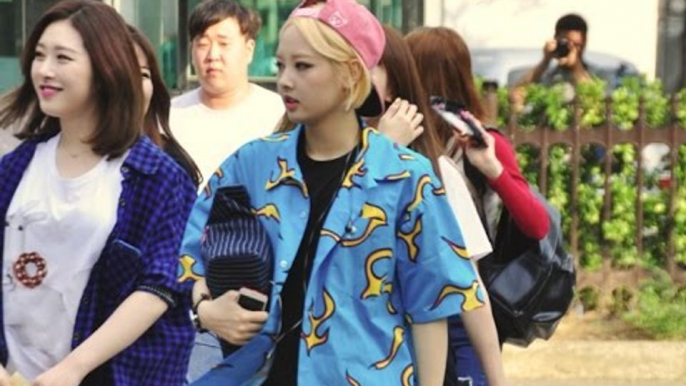 150904 SONAMOO arriving at Music Bank @Kpopmap