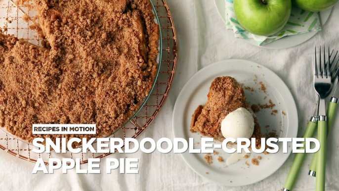 Pie Recipes - How to Make Snickerdoodle-Crusted Apple Pie