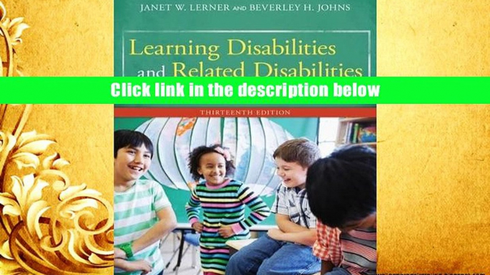 Best Ebook  Learning Disabilities and Related Disabilities: Strategies for Success  For Free