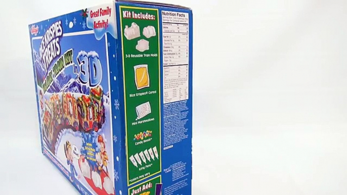 Kelloggs Rice Krispies Treats Holiday Train Kit In 3-D..Choo Choo!