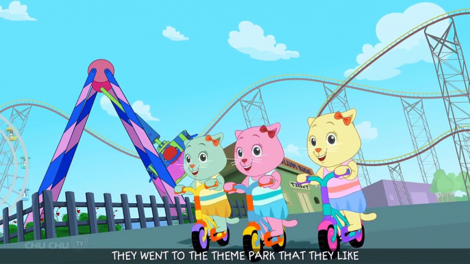 Three Little Kittens Went To The Theme Park (SINGLE) _ Nursery Rhymes & Songs by Cutians _ ChuChu TV-F5kSDqn1Hbk